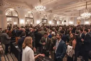 A busy evening at The Savoy