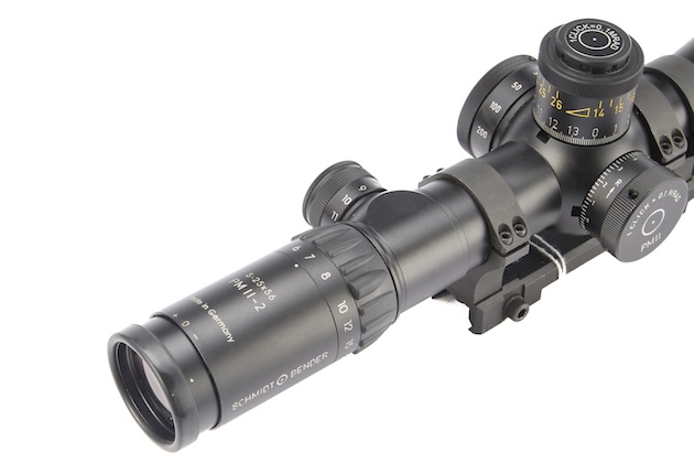SCHMIDT & BENDER PM II 5-25x56 SCOPE Ser No 382420